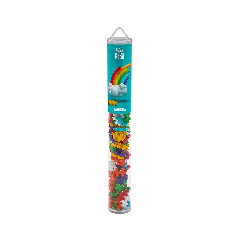 PLUS PLUS Rainbow mix / 100 pcs Tube