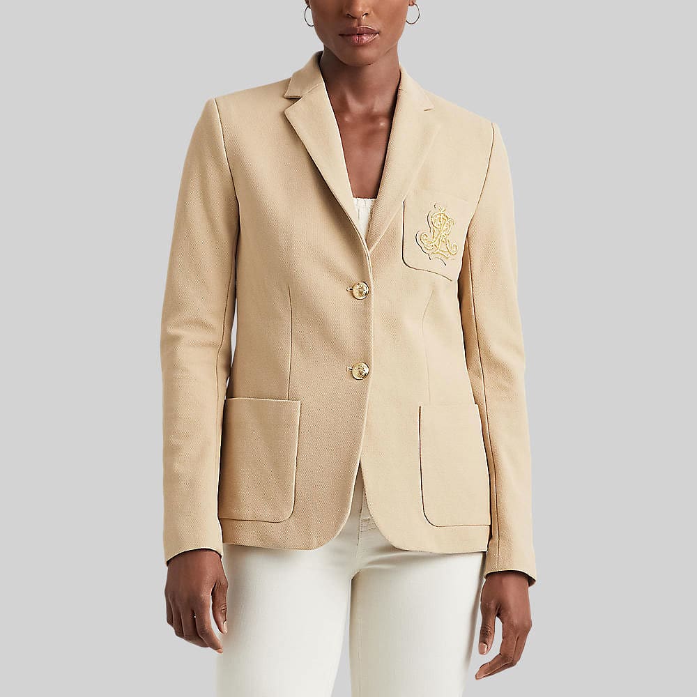 Patch Jacquard Blazer