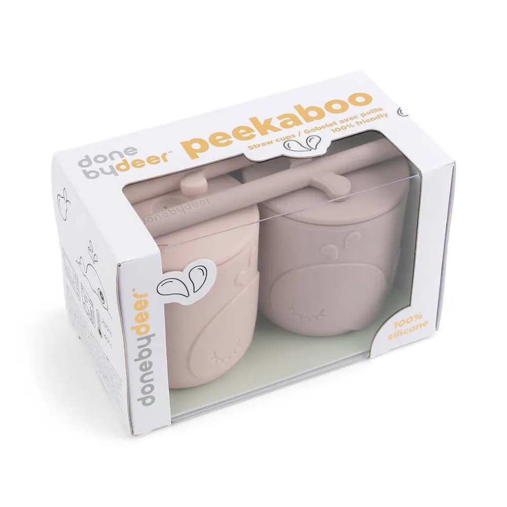 Peekaboo straw cup 2-pack Wally Powder