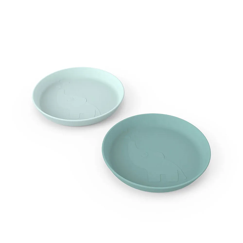 Kiddish plate 2-pack Elphee Blue