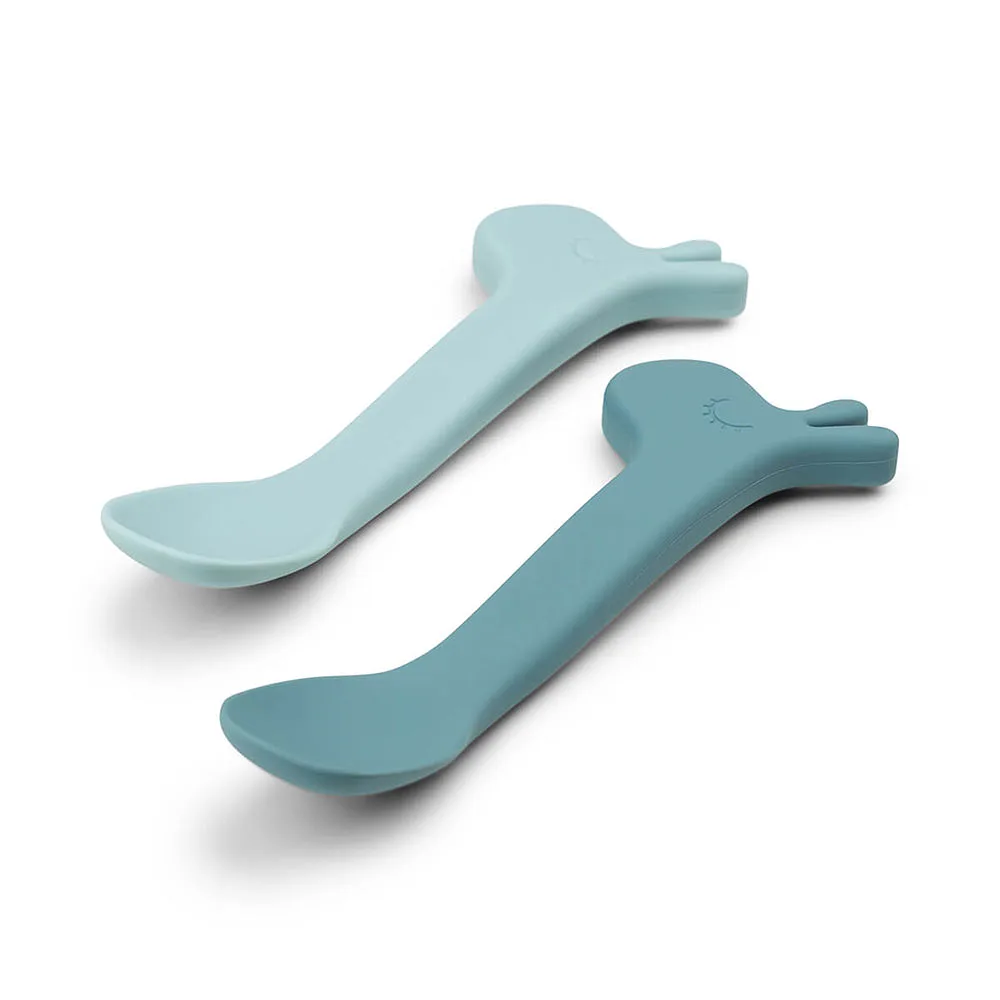 Silicone spoon 2-pack Lalee Blue