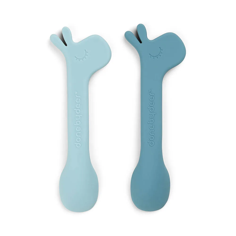 Silicone spoon 2-pack Lalee Blue