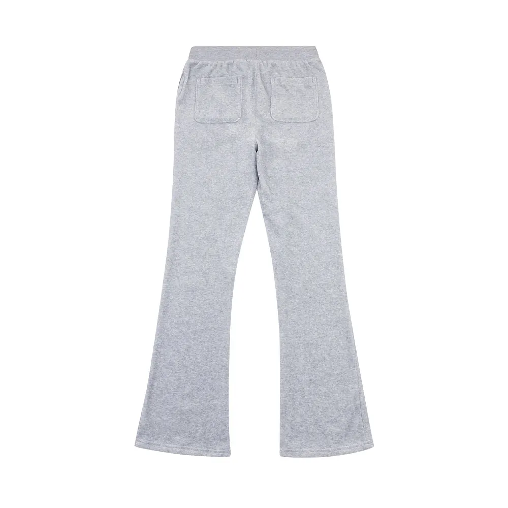 Trousers Diamante Velour Bootcut