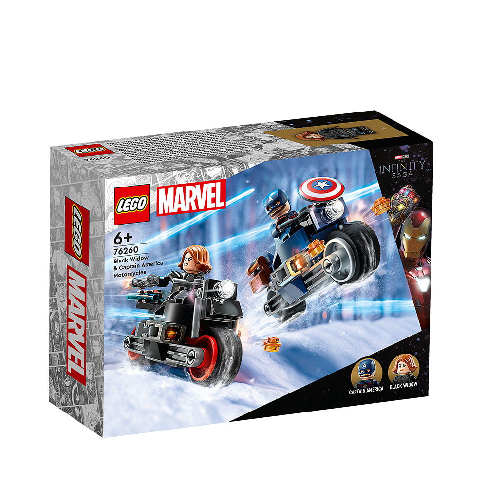 Marvel Black Widows & Captain Americas motorcyklar 76260