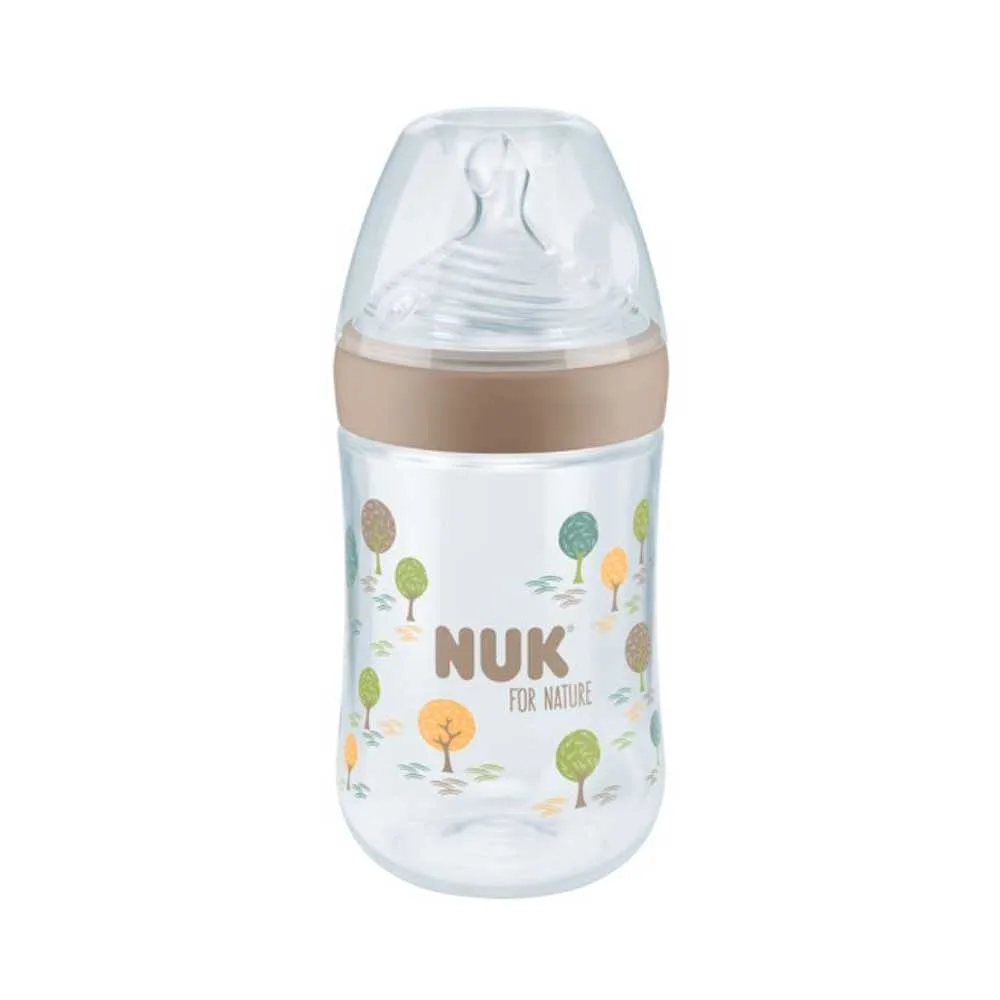 NUK For Nature Nappflaska 260 ml - Beige