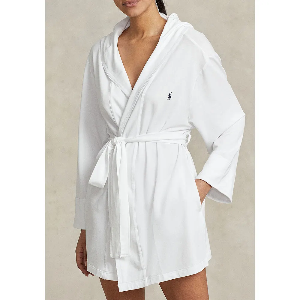 Soft organic cotton and lightweight terry fabric Robe