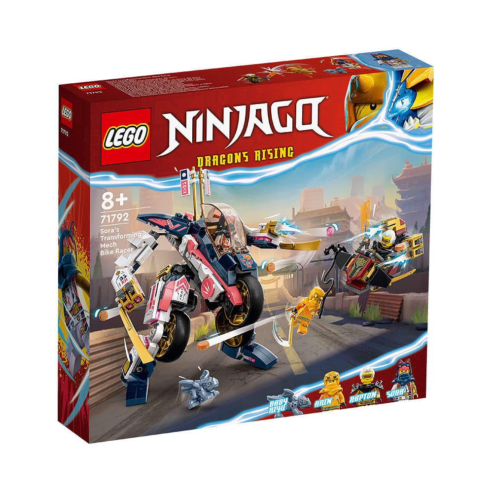 NINJAGO® Soras omvandlingsbara robotmotorcykel 71792 Bygg- och lekset