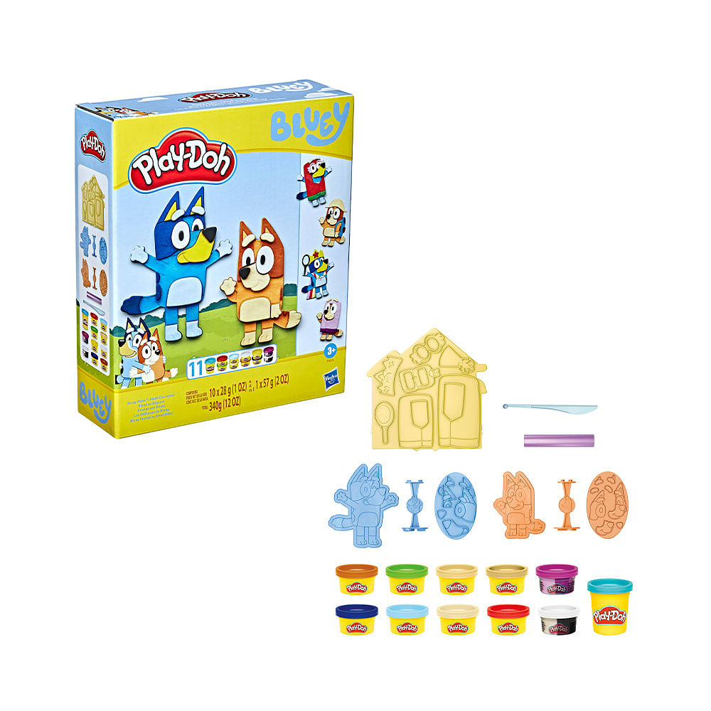 Play-Doh Bluey Make 'n Mash Costumes Playset