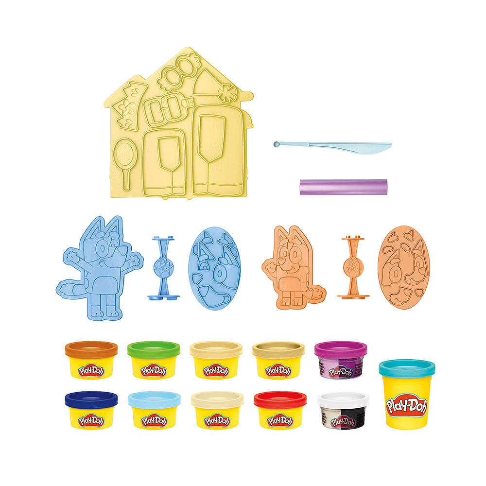 Play-Doh Bluey Make 'n Mash Costumes Playset