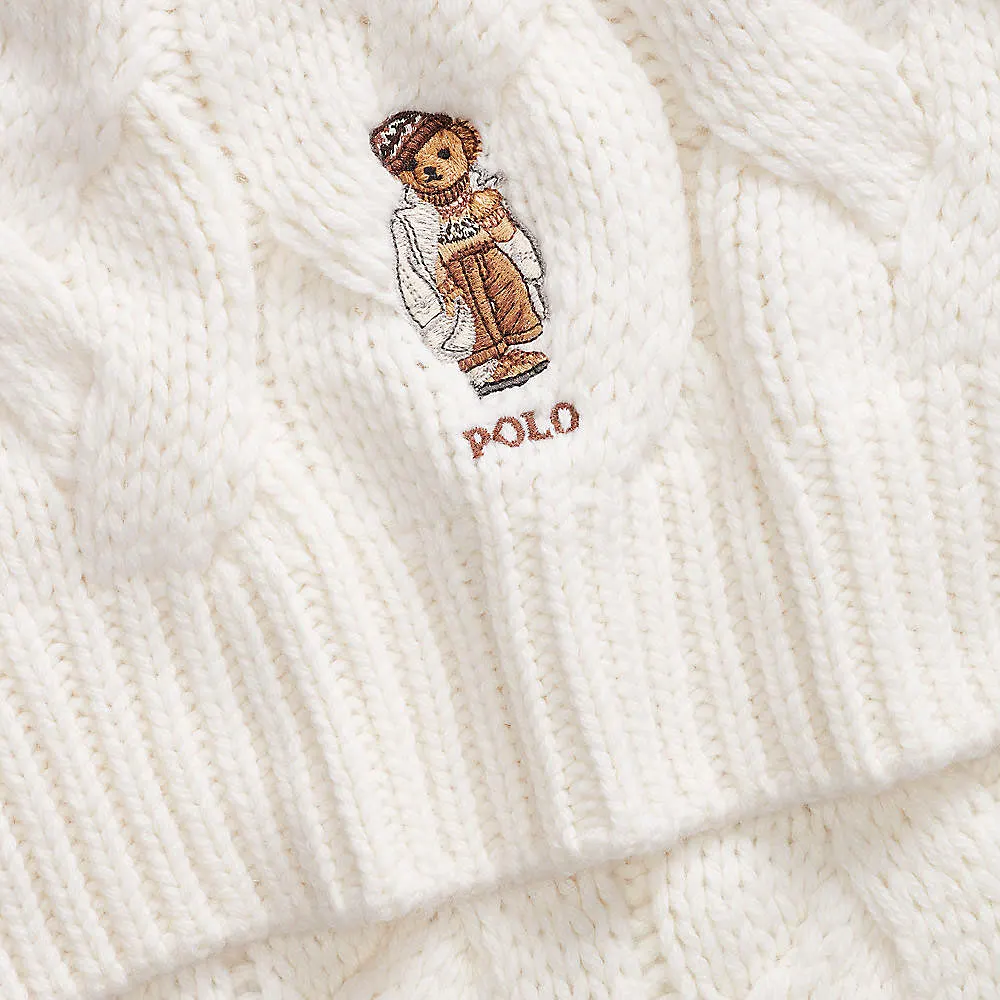 Polo Bear Wool-Blend Scarf