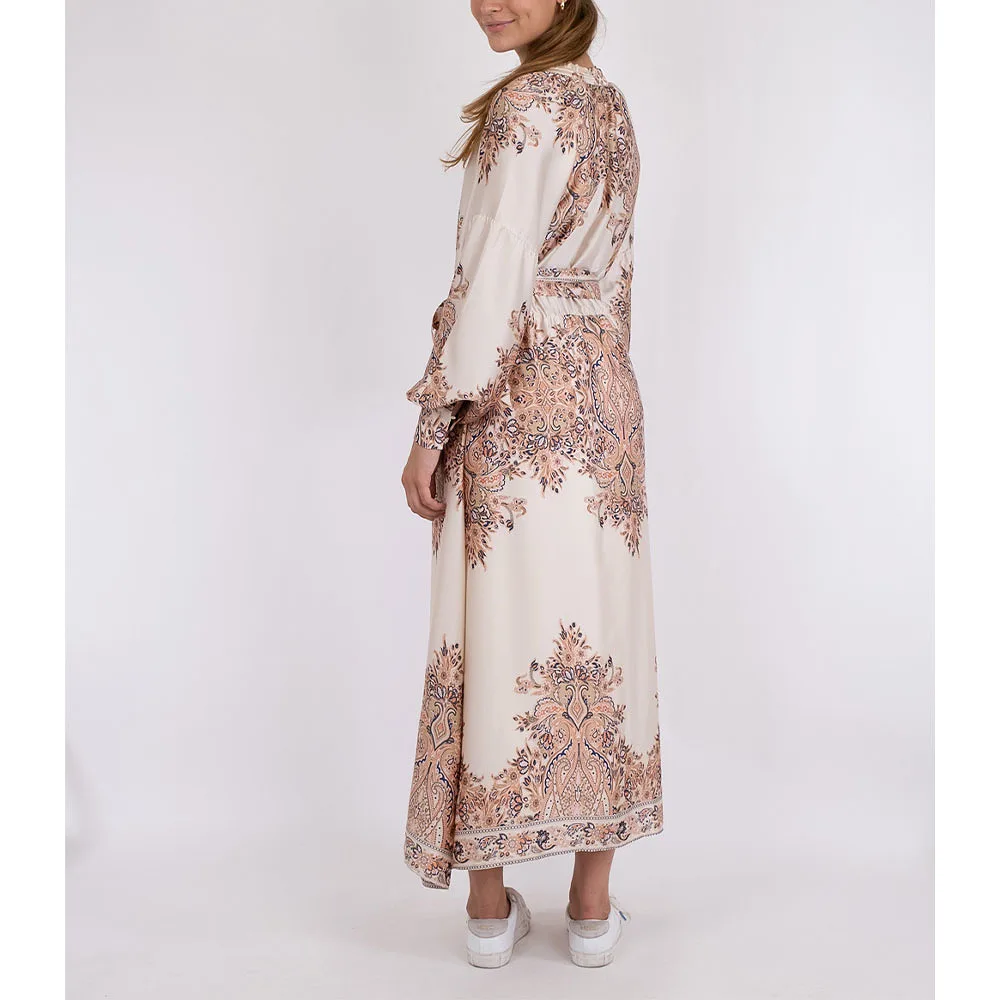 Nova Paisley Border Dress