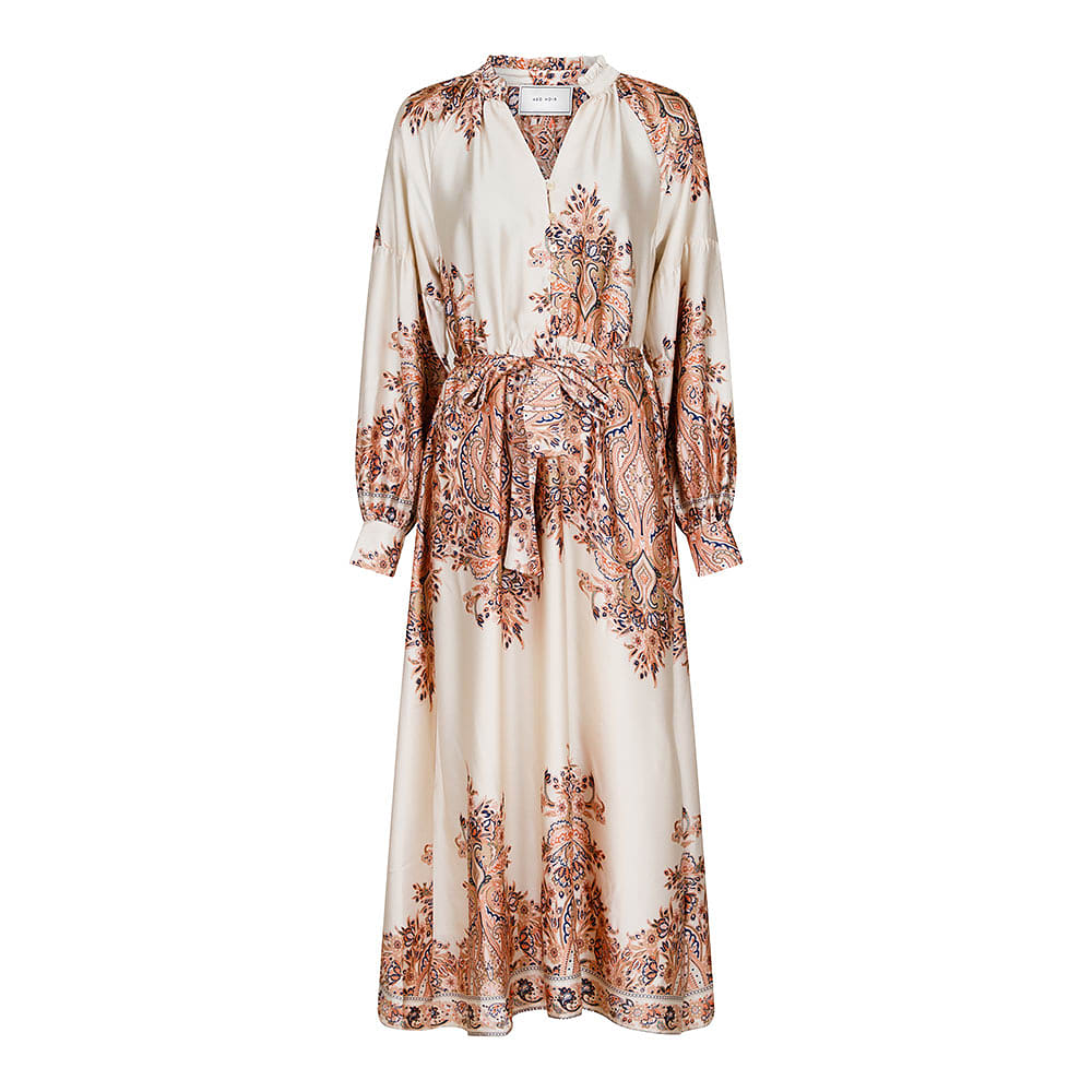 Nova Paisley Border Dress