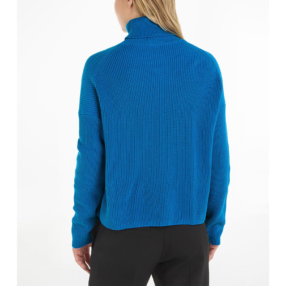 Funnel-neck sweater