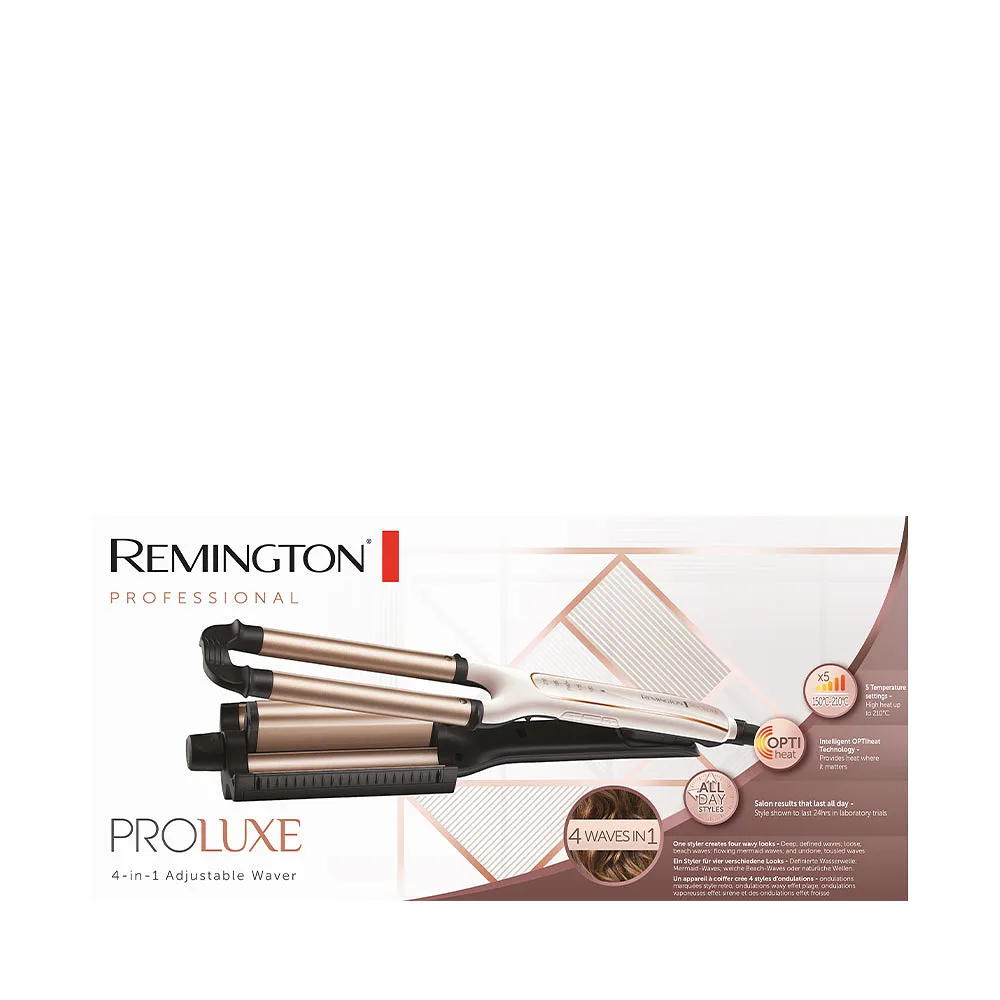 Remington PROluxe 4-in-1 Justerbar vågtång