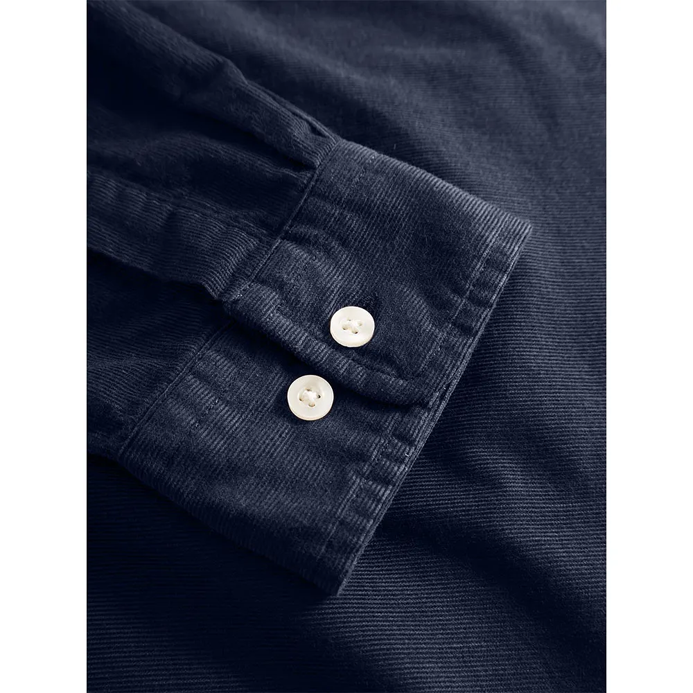 Regular Fit Corduroy Shirt - GOTS/Vegan