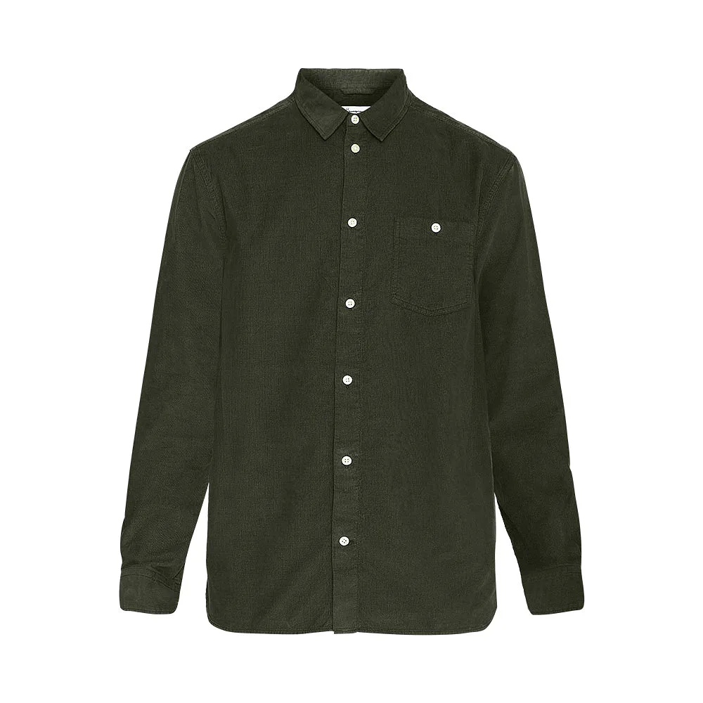 Regular Fit Corduroy Shirt - GOTS/Vegan