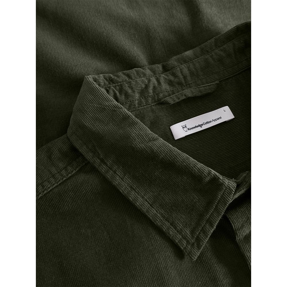 Regular Fit Corduroy Shirt - GOTS/Vegan