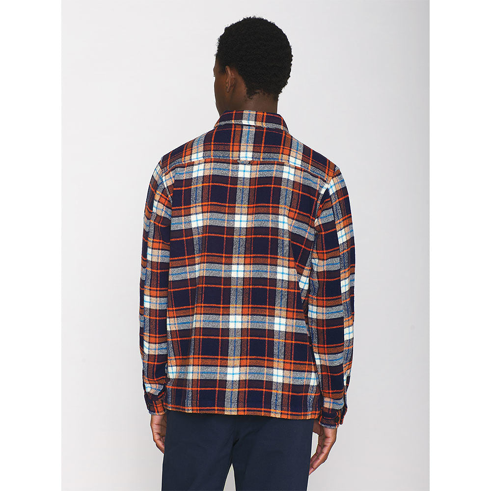 Big Checked Heavy Flannel Overshirt - GOTS/Vegan