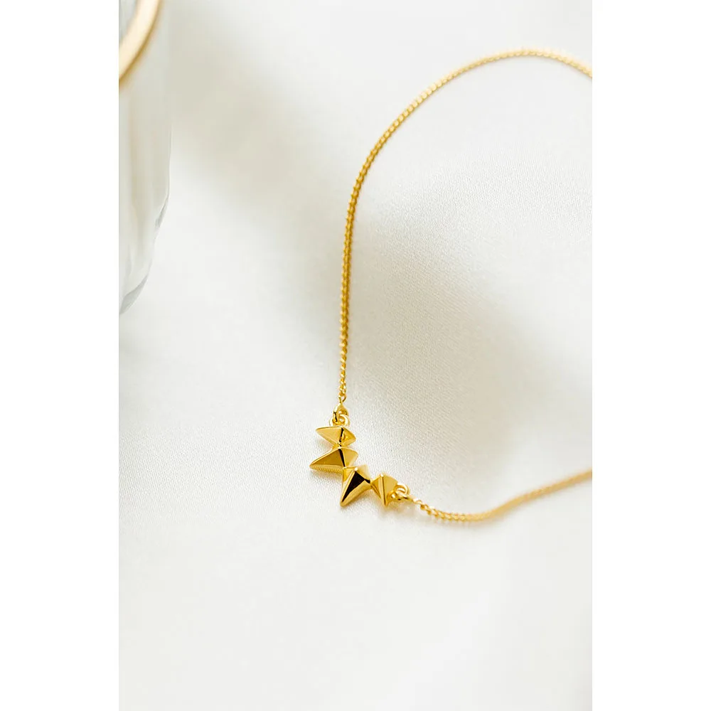 Uma Spike Bracelet Gold