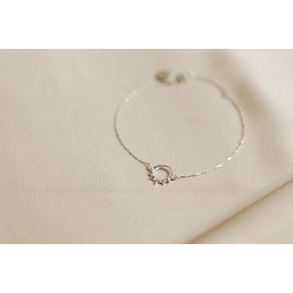 Uma Circle Bracelet Silver