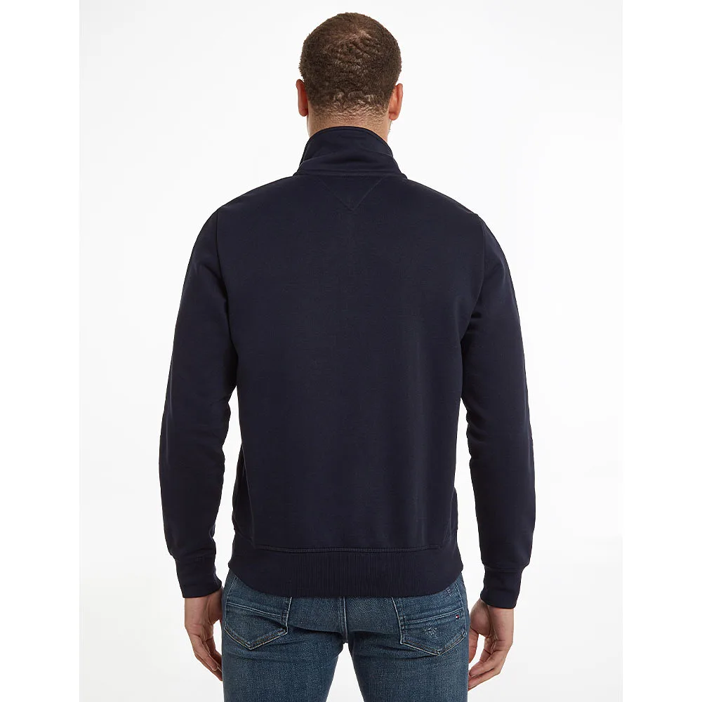 Collared zip through sweatshirt