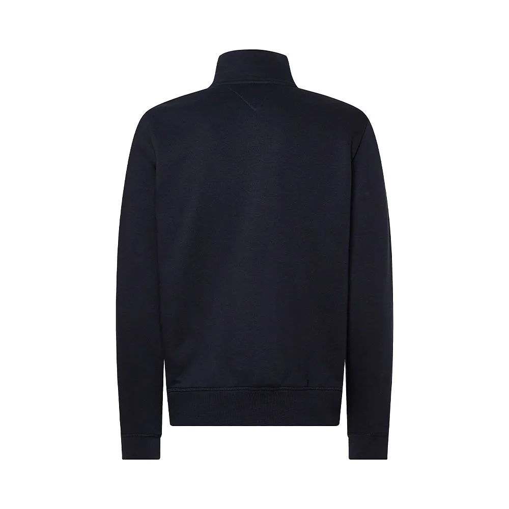 Collared zip through sweatshirt