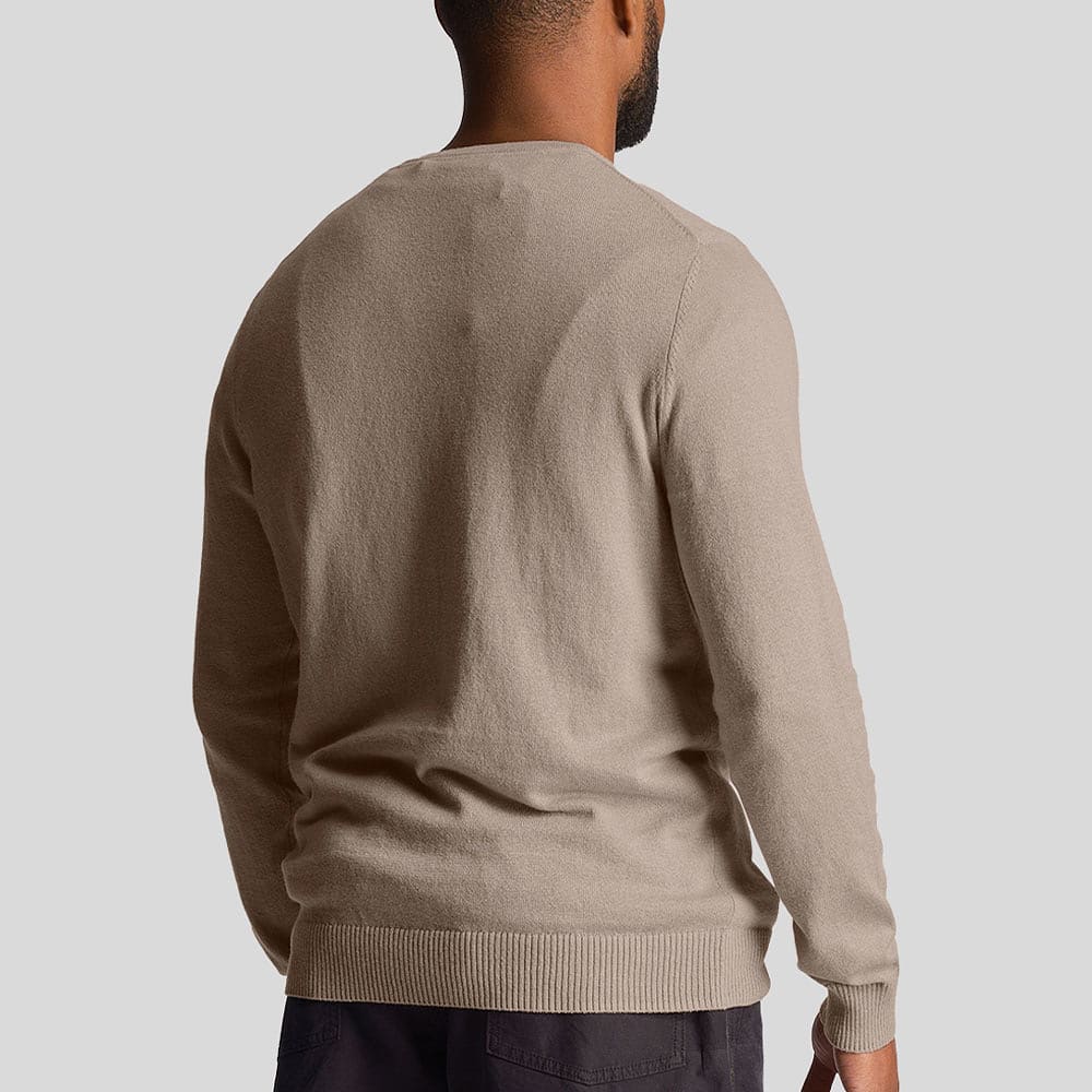 Cotton Merino Crew Neck Jumper