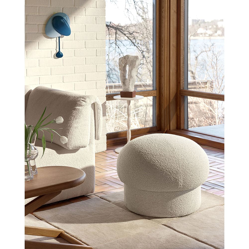 Uno Pouf - 65 cm, Vit