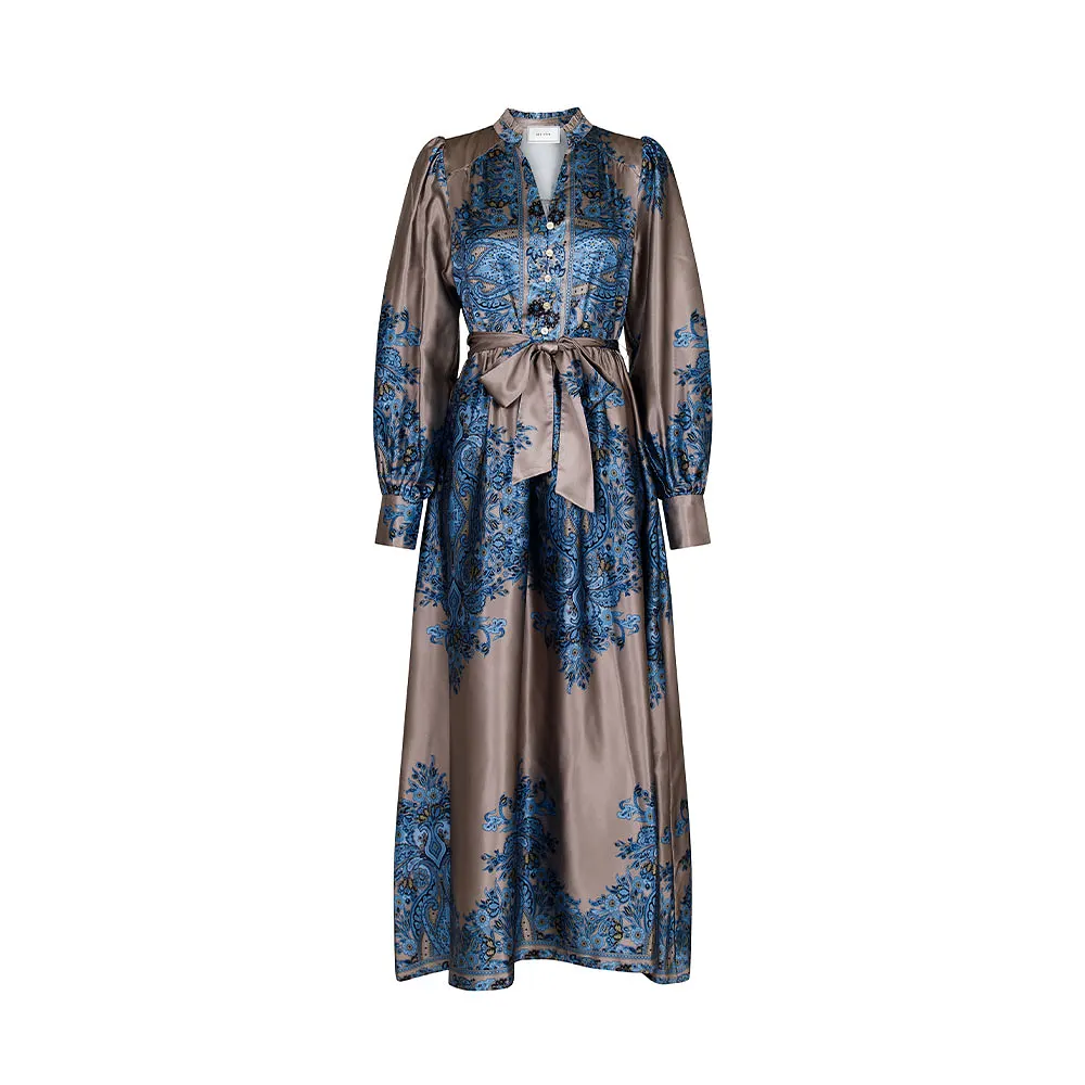 Nova Paisley Border Dress