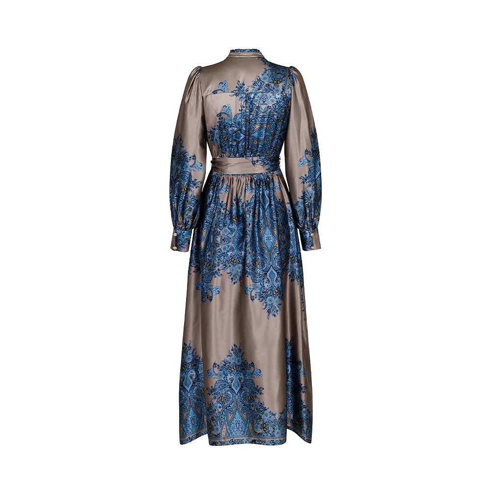 Nova Paisley Border Dress