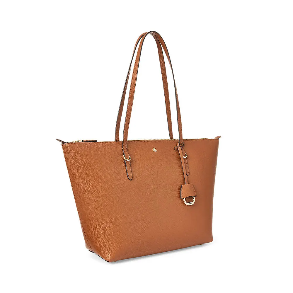 VeganLeather Keaton Tote Lauren Tan från Lauren Ralph Lauren Åhléns