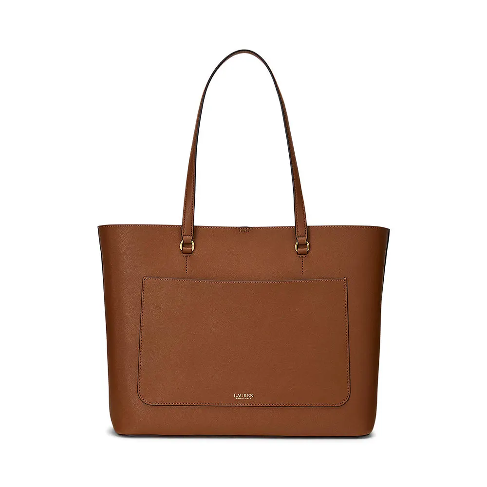 Crosshatch Leather Large Karly Tote