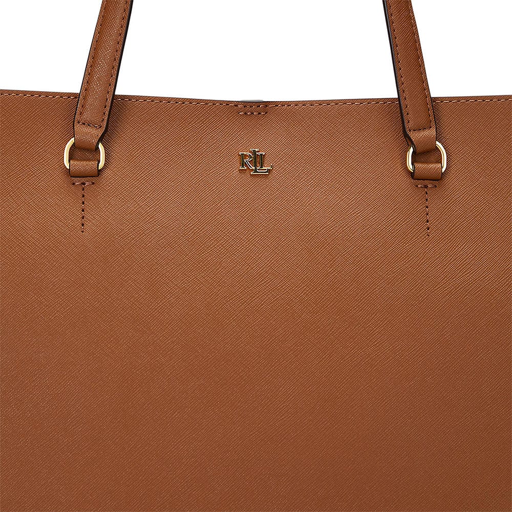 Crosshatch Leather Large Karly Tote