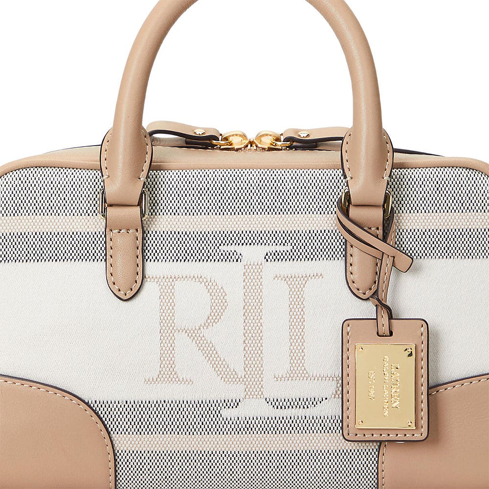 Monogram Jacquard Small Emerie Satchel