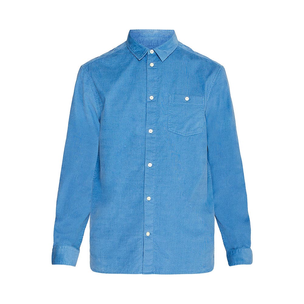 Regular Fit Corduroy Shirt - GOTS/Vegan