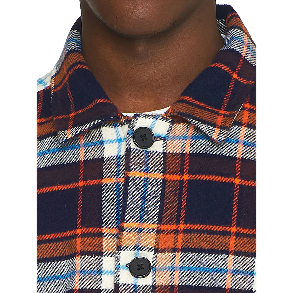 Big Checked Heavy Flannel Overshirt - GOTS/Vegan