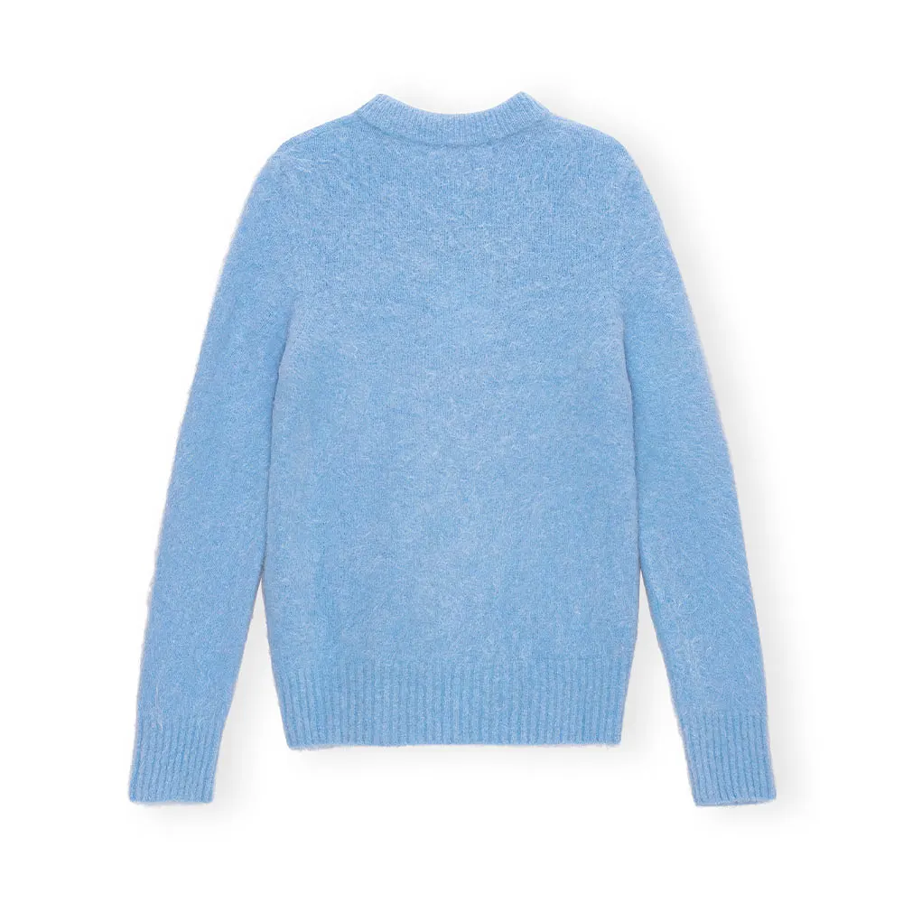 Sweater Brushed Alpaca O-Neck