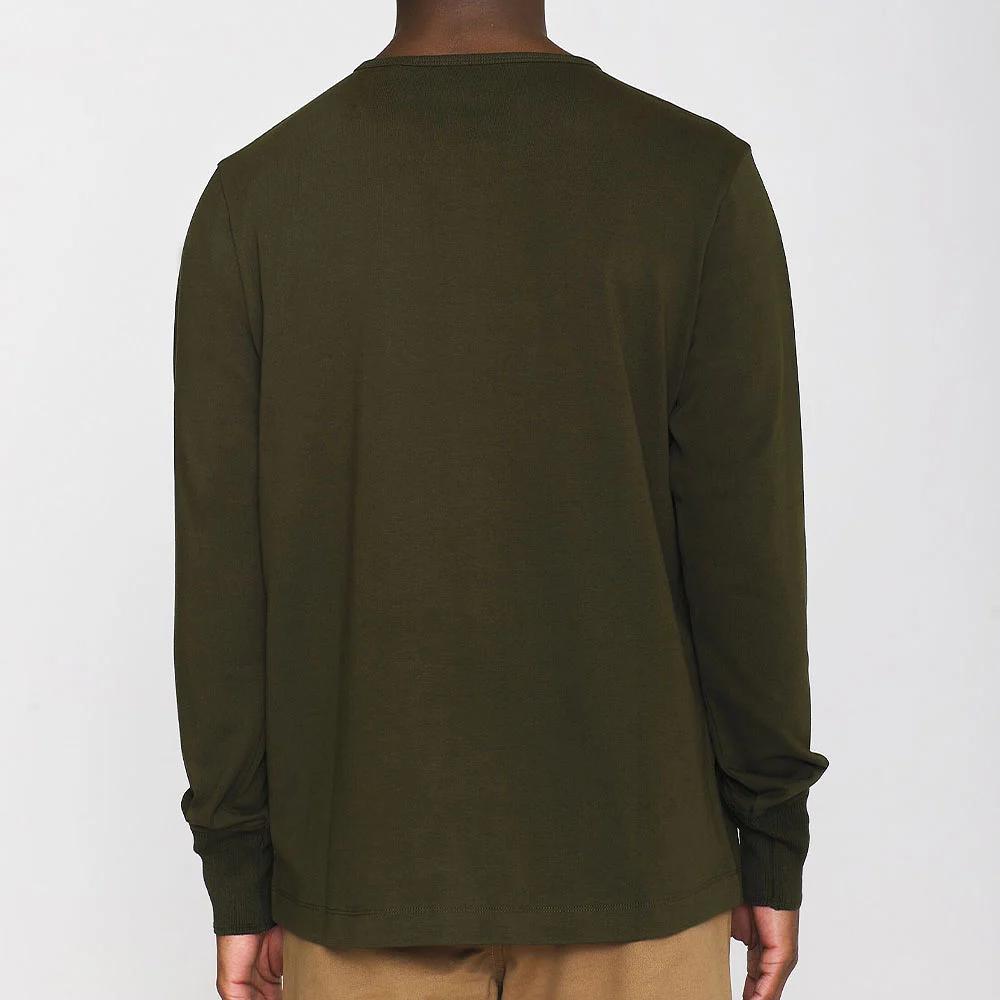 BO long sleeve henley - GOTS/Vegan