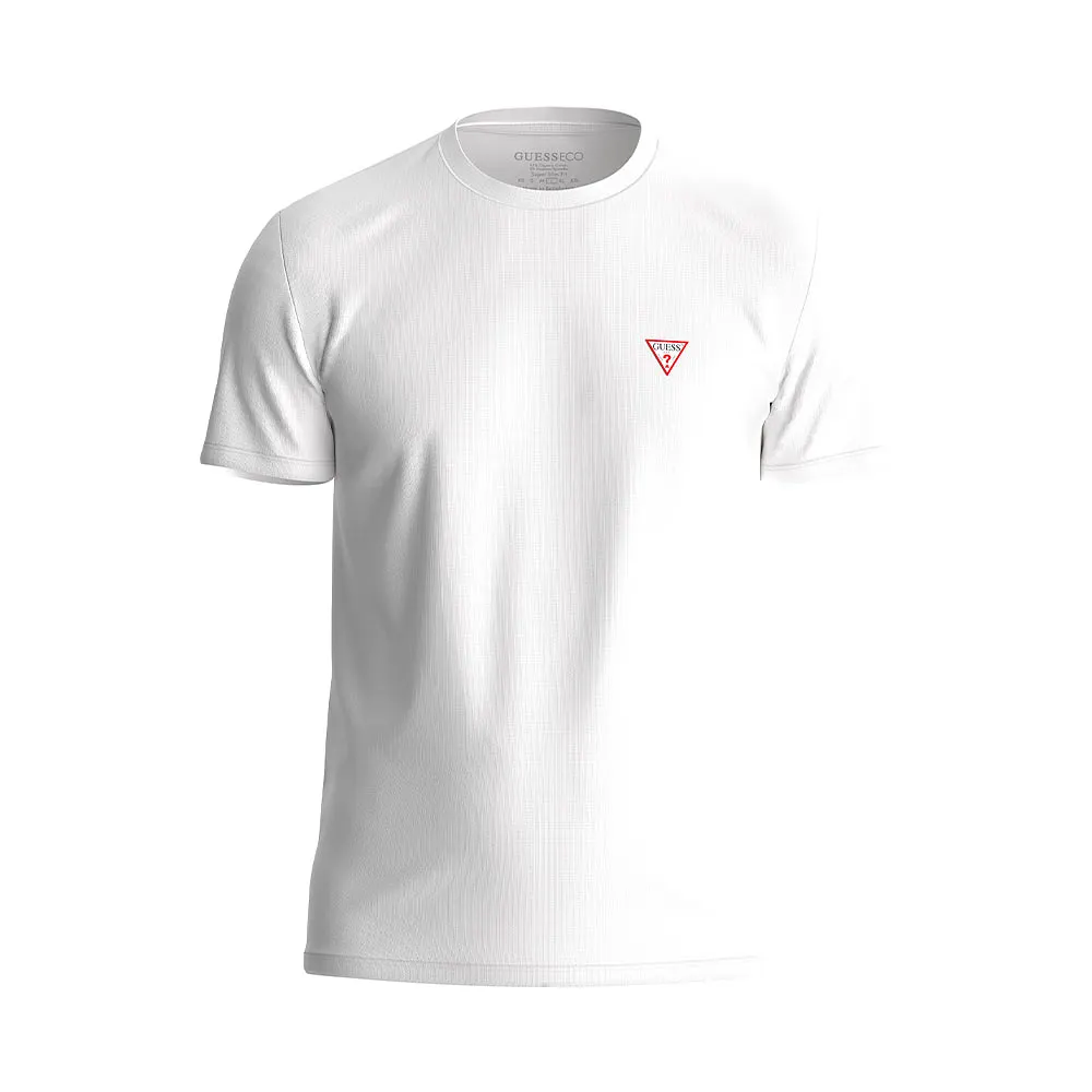 Guess SS CN FOIL TEE - T-shirt imprimé - schwarz/noir Guess SS CN FOIL TEE - T-shirt imprimé - schwarz/noir