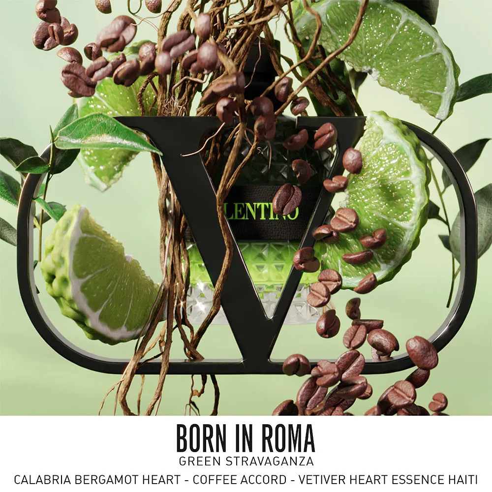 Born In Roma Uomo Green Stravaganza Eau De Toilette