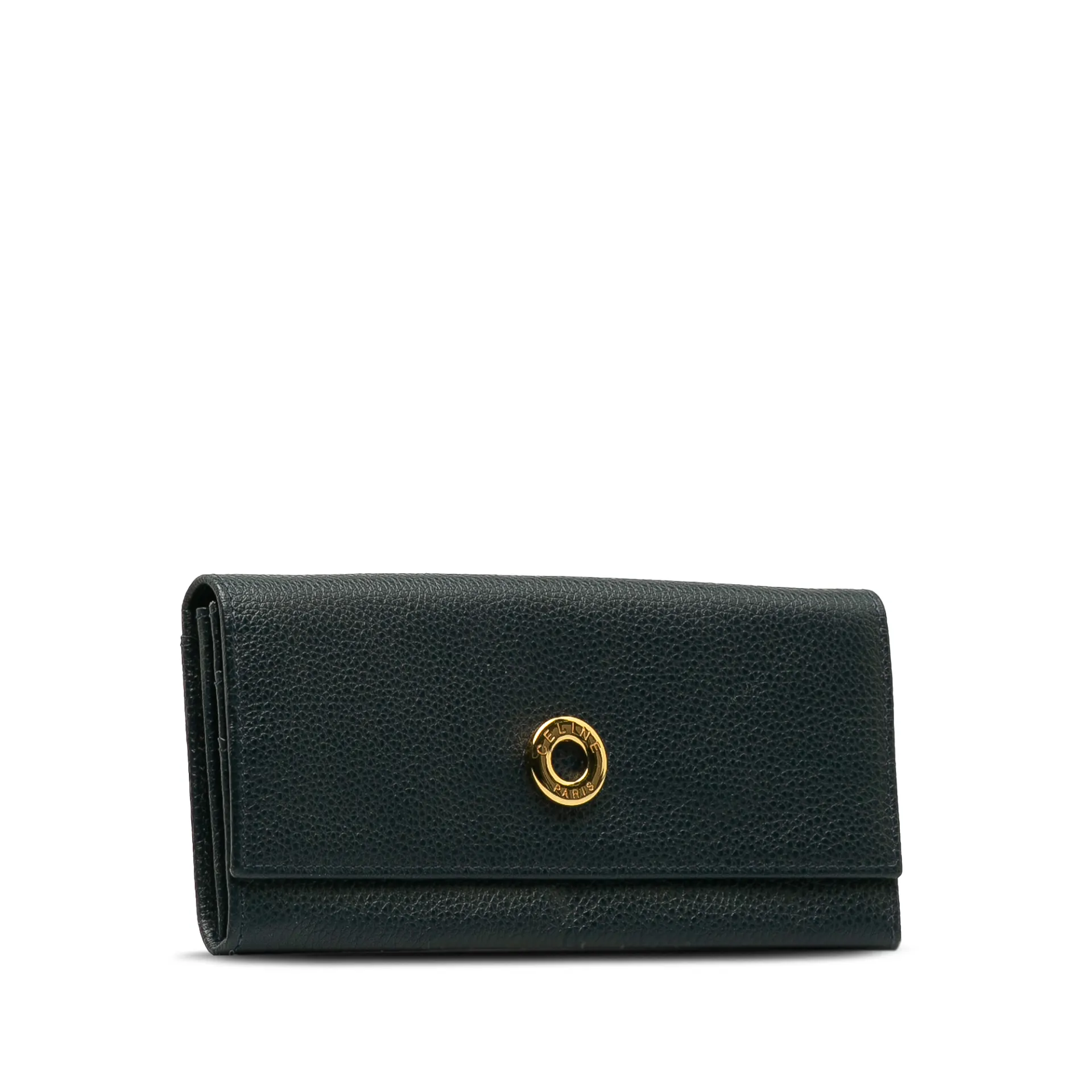 Celine Leather Long Wallet