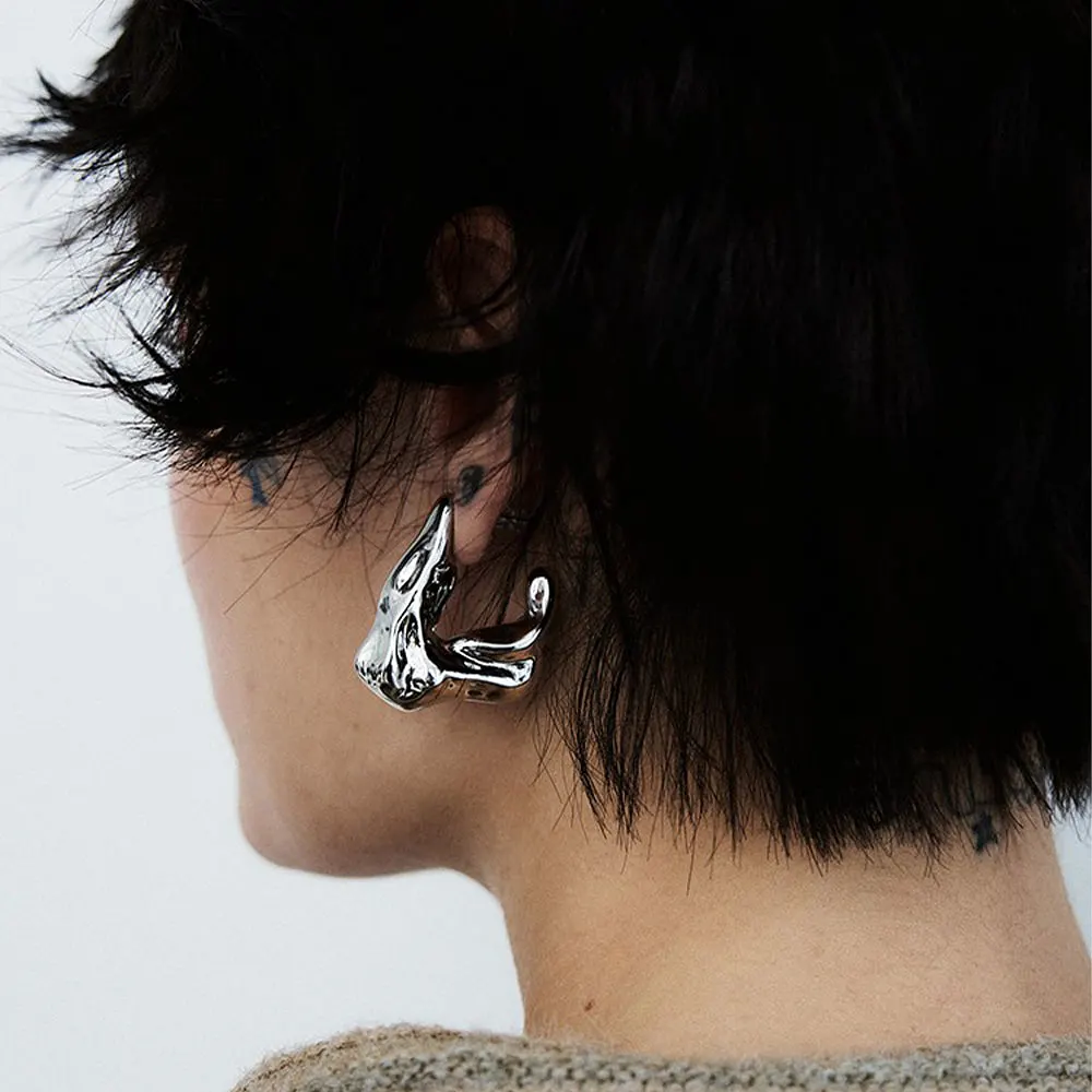 INGA EARRINGS SILVER