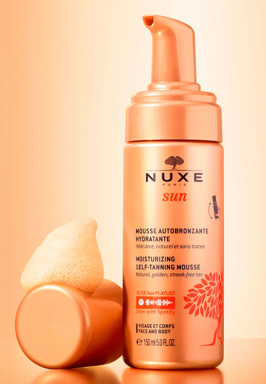 Sun Moisturizing Self-Tanning Mousse