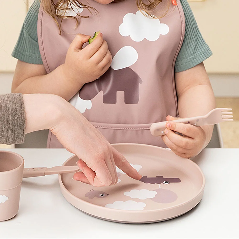 Foodie plate Happy clouds Powder