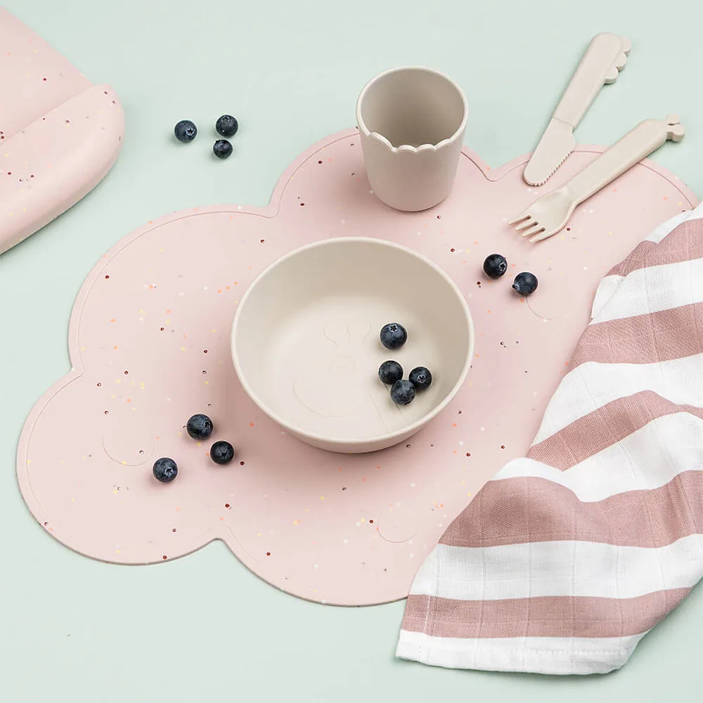 Silicone placemat Confetti Powder