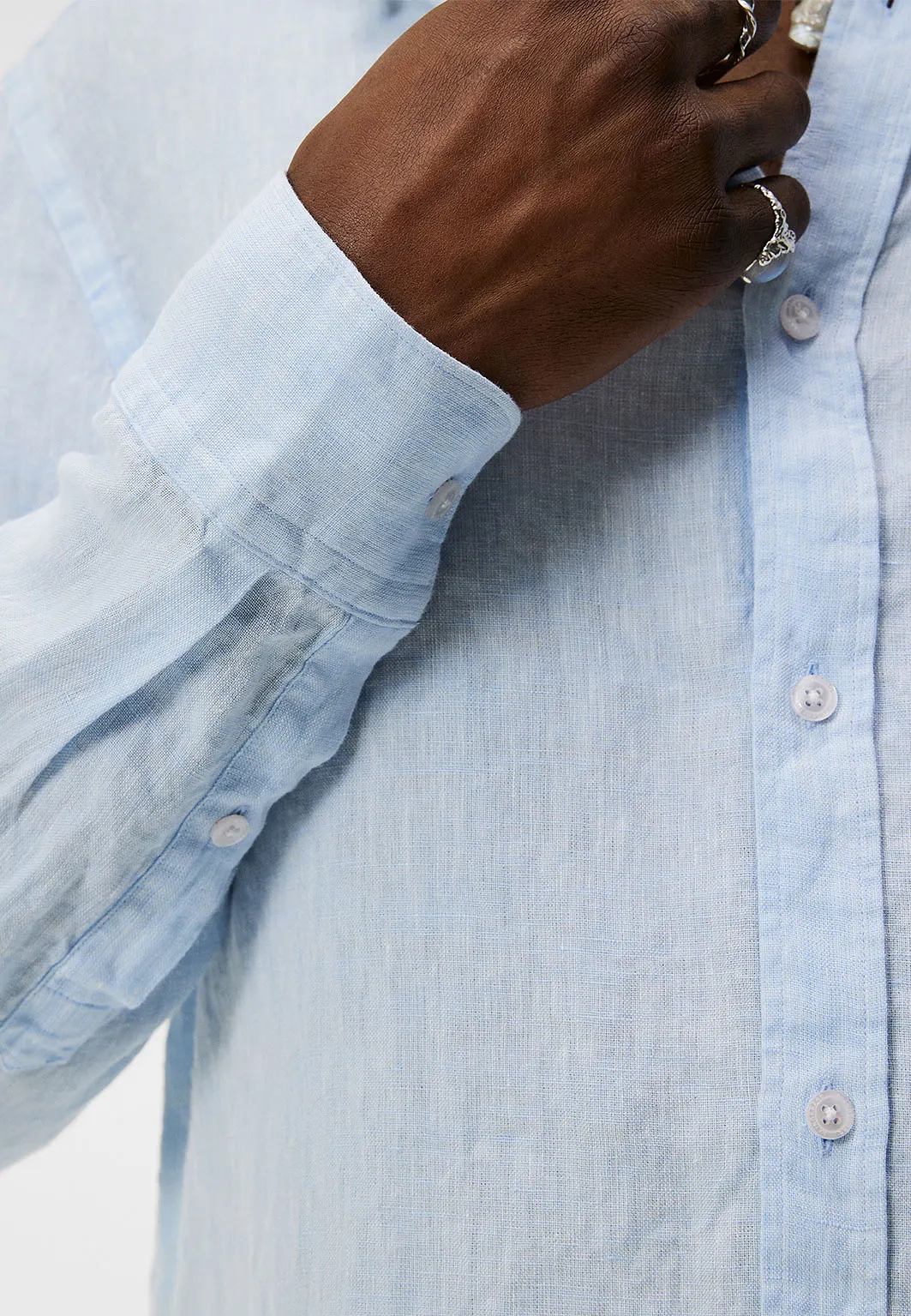 Slim LS Linen Melange Shirt