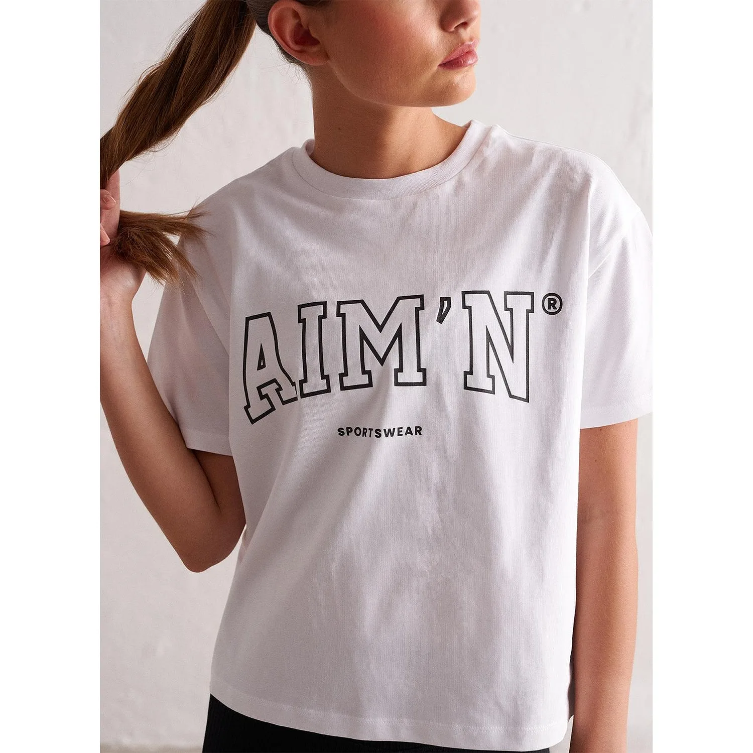 White College Boxy T-shirt