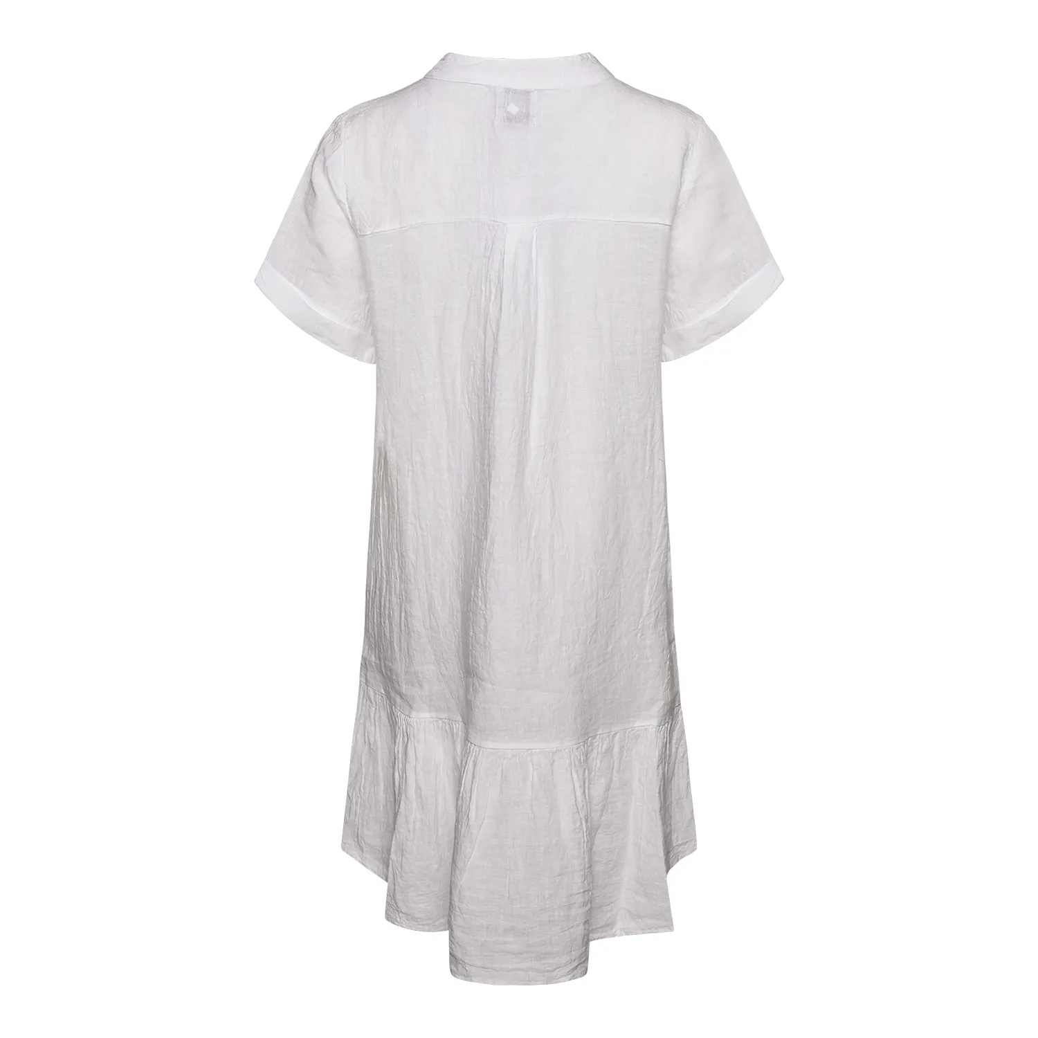Epsi, Short Dress, Linen - White