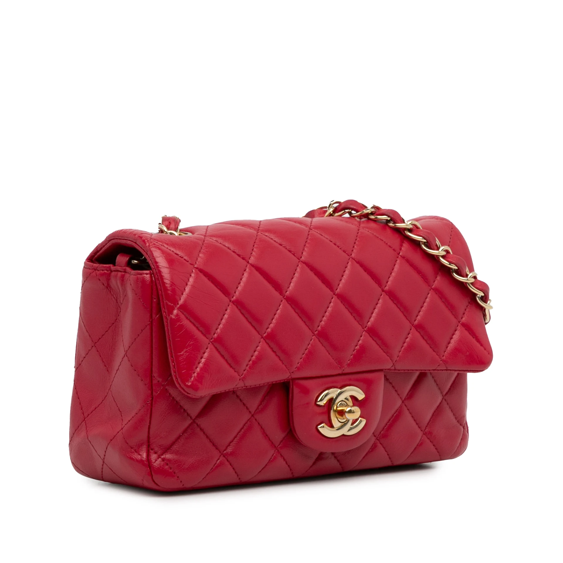 Chanel Mini Classic Lambskin Rectangular Single Flap