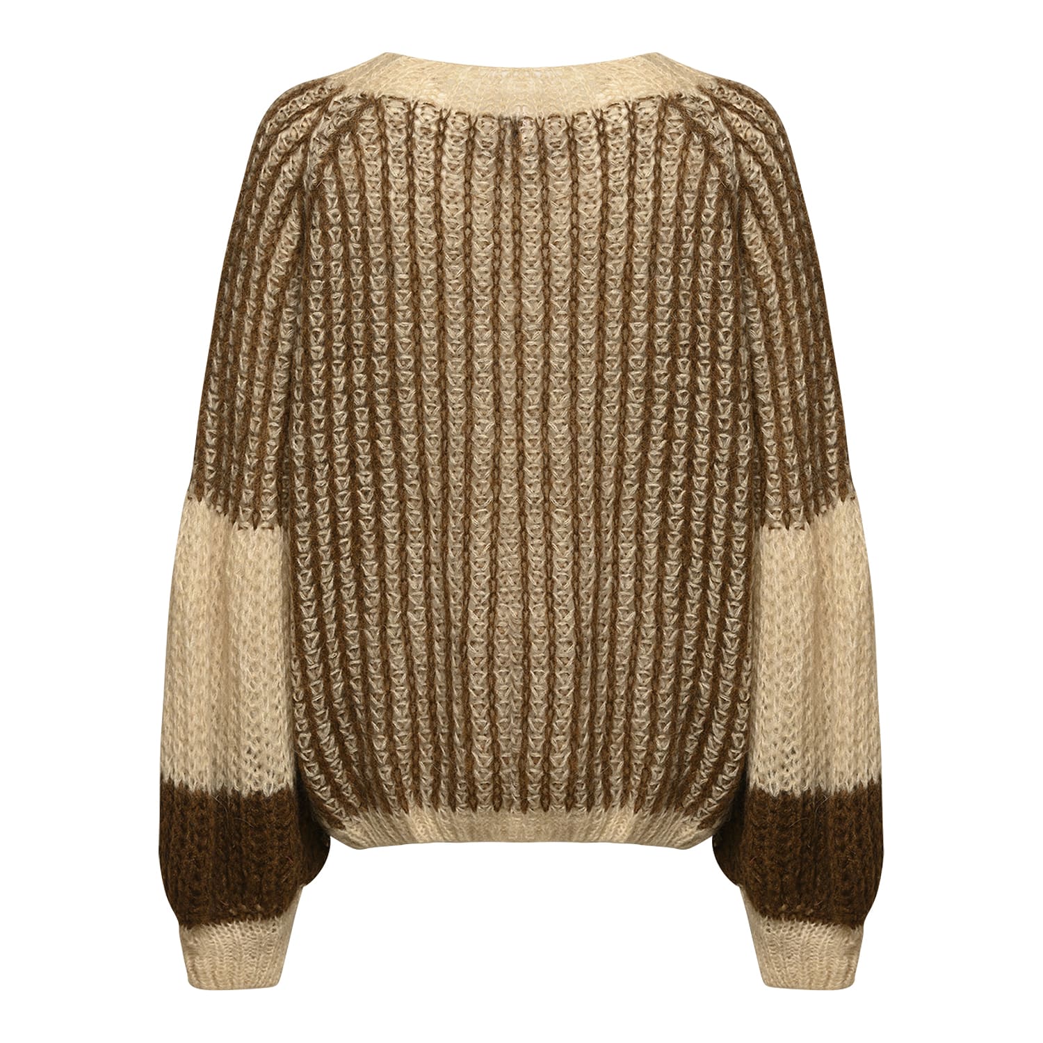 Liana Knit Sweater - Beige/brown